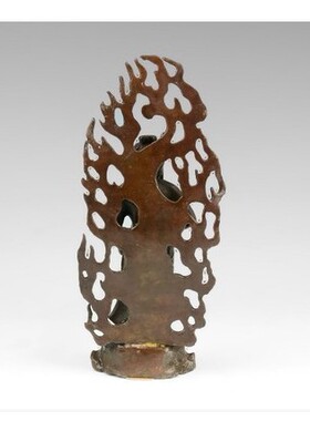 纯铜不动明王像 不动尊铜像属鸡本命佛家居工艺品摆件