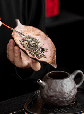 日式粗陶蜡烛烘茶炉香薰