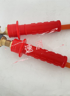 连接器配件带电作业用引流线双接头300A红色引流线头绝缘跳线夹