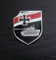 Tiger-style tank badge World War II German chest badge
