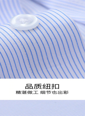 河南中原银行细蓝条假领百搭