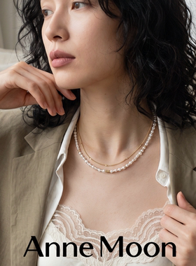 AnneMoon巴洛克天然珍珠项链女