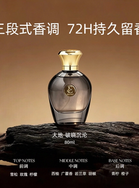 Elora Royal大地·破晓沉沦清新持久留香香水小众木质香80ml/瓶