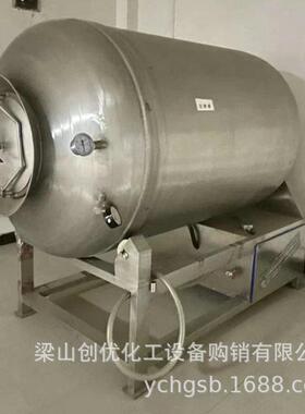 全自动真空滚揉机二手肉制品牛肉鱼肉大型腌肉机不锈钢腌制入味机