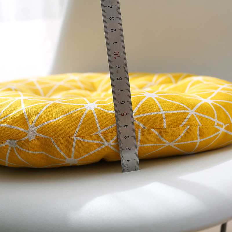 One piece free shipping round futon tatami thickened floor cushion home bay window fabric cushion round chair cushion
