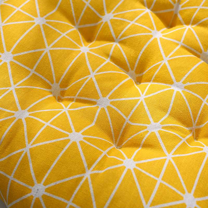 One piece free shipping round futon tatami thickened floor cushion home bay window fabric cushion round chair cushion