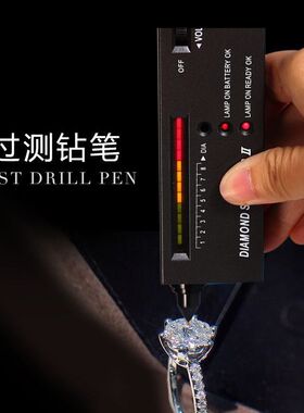 5.0-15mm 1ct 2ct带GRA 证书 美国莫桑钻镶嵌裸石过钻笔带腰码
