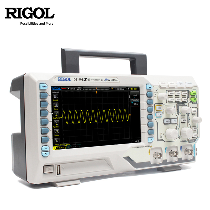 RIGOL普源示波器DS1102Z-E双通道100M/200M便携式1G采样DS1202Z-E