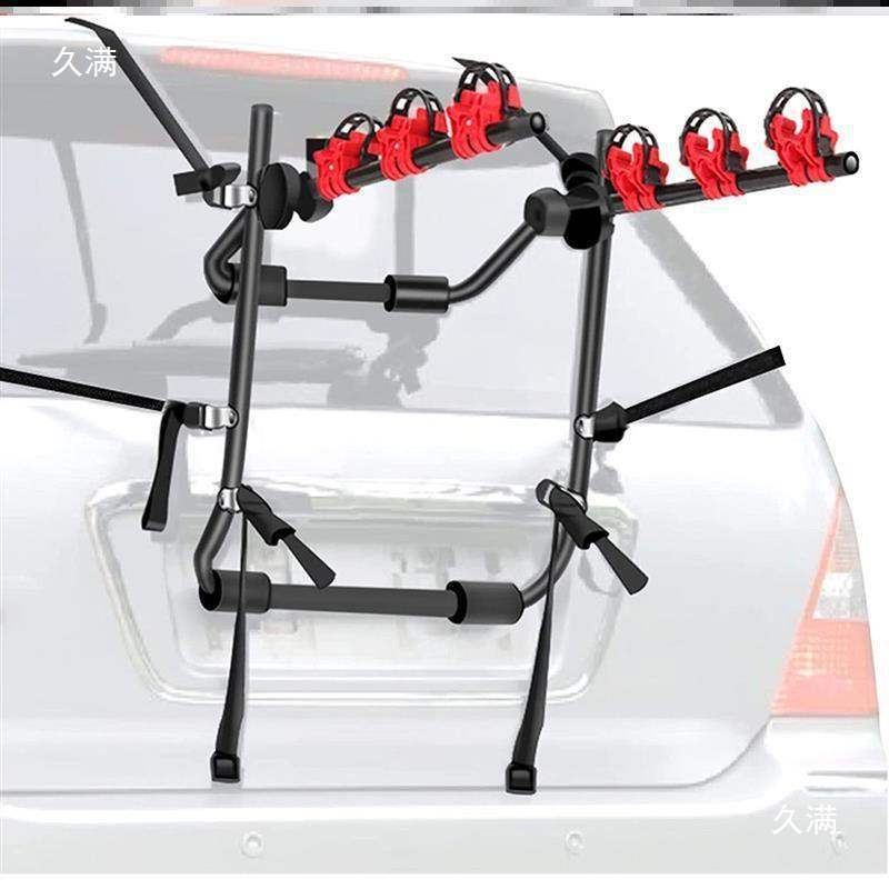 Vehicle-mounted bicycle rack, tail rack can carry 3 outdoor cycling racks, car rack behind the trunk