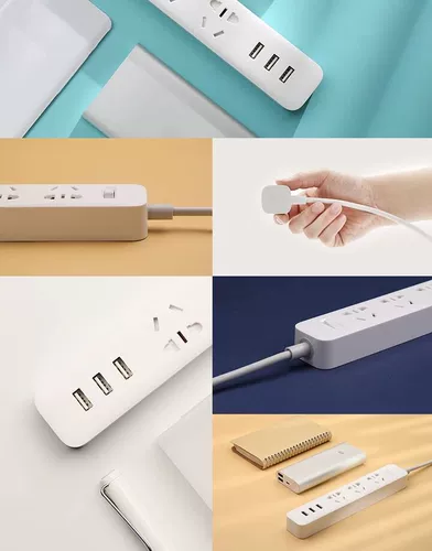 Xiaomi Socket Smart Plug -IN PANERTIONTIONTION USB Много -функциональная домашняя полоса Плата прицепа Электрическая плавка -Внедовочная плата проводка
