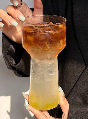 创意INS风冰美式火炬玻璃杯简约