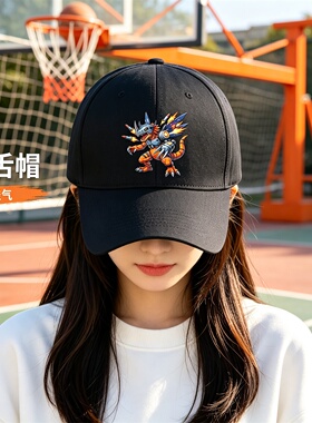 休闲百搭潮流印花高清帽子