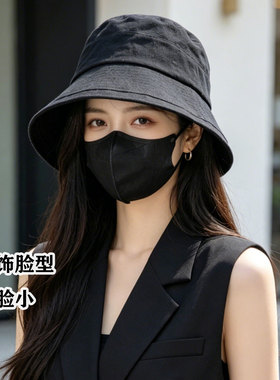 春秋大檐透气可折叠渔夫帽