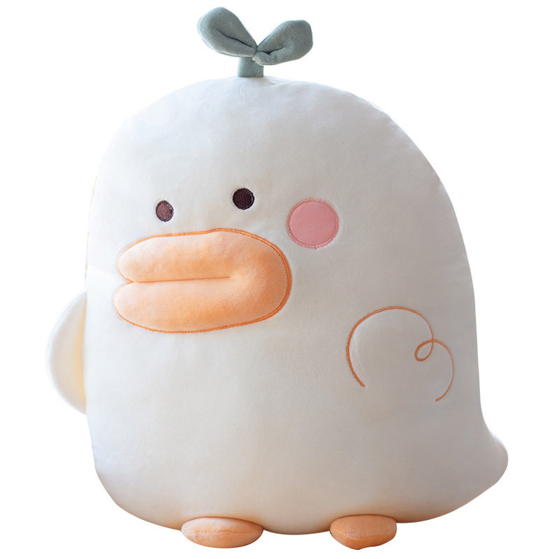 Cute Duck Bee Pillow Office Chair Lumbar Backrest Children's Room Bay Window Decoration Bedside Cushion Girly Heart