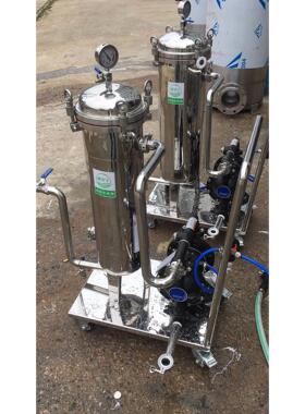 电动泵微型小推车胶水过滤器，涂布机过滤器，食品油手推车过滤器