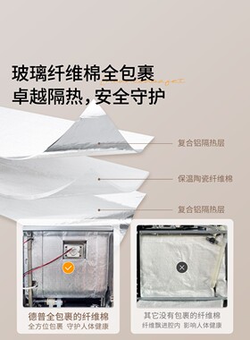 德普凯信（Depelec）小吐司T7Pro年蒸烤炸一体机陶瓷内胆蒸烤箱