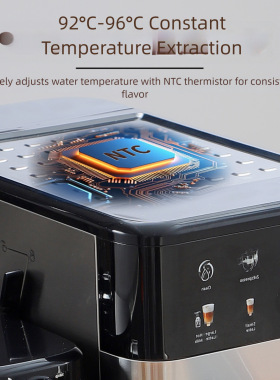 跨境意式Coffeemachine咖啡机家用自动触屏智能咖啡机高压萃取