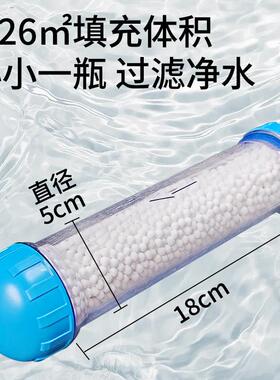 净水器小T33直管滤筒 滤料填充空壳 透明滤壳干燥筒外壳