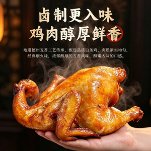 【叠金币12.9】德州五香扒鸡/椒麻鸡500g