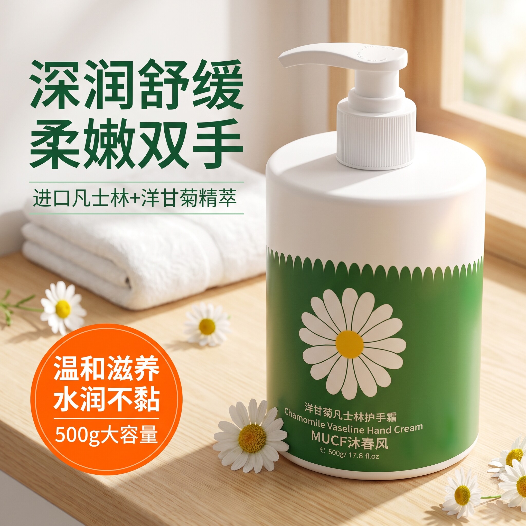 洋甘菊凡士林护手霜1瓶500ml