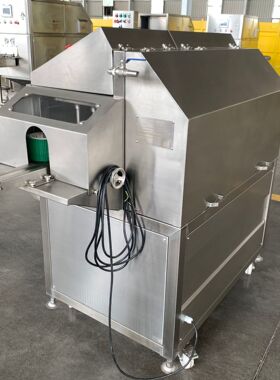 鱼肉去中骨机南蓝雪鱼草鱼开片机器去中骨剔除机设备操作稳定