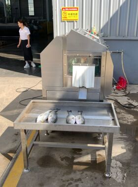 水产三枚开片机鲫鱼鲈鱼罗非鱼开片设备鲜鱼分切取鱼柳鱼类去骨