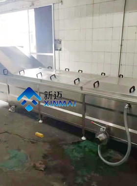 面制品撒子油炸锅炸鸡翅麻园油炸生产线山东新迈薯片油炸机