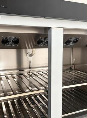 源头厂家六门商用冰箱不锈钢立式保鲜冰柜CE认证多国电压规格