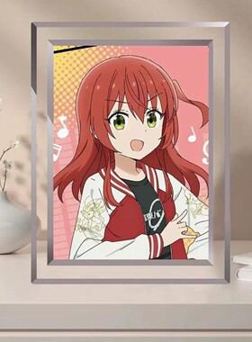 孤独摇滚虹夏山田凉后藤一里周边水晶相框朋友闺蜜生日礼物照片