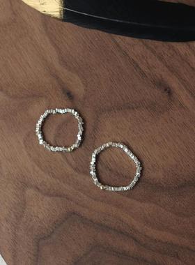 正品纯银细小戒指高级感