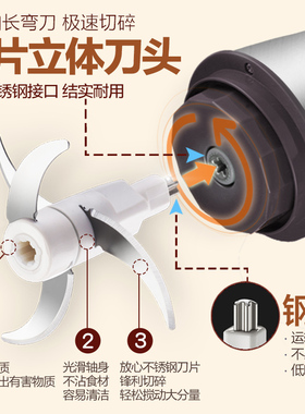 家用电动小型料理机搅拌打肉馅