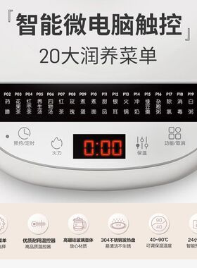 小熊养生壶1.8升大容量可调保温