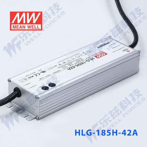 明纬42V LED电源185W HLG-185H-42A 4.4A可调+42V恒压防水7年质保 - 图2