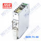 MEAN WELL 48V power supply 75W NDR-75-48 rail type 220V to 48V DC voltage regulator Taiwanese brand