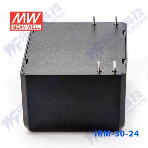明纬24V电源30W IRM-30-24 1.3A AC-DC模块直流稳压插脚型台湾 - 图2