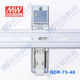MEAN WELL 48V power supply 75W NDR-75-48 rail type 220V to 48V DC voltage regulator Taiwanese brand