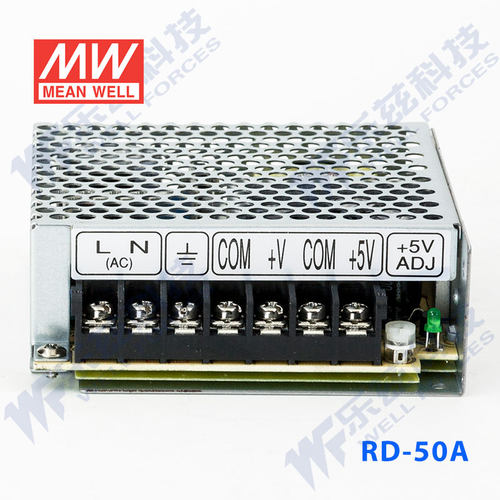 明纬5V12V双路电源54W RD-50A 5V6A+12V3A - 图1