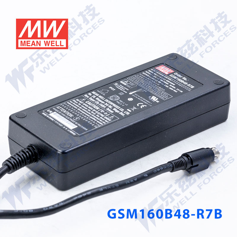 GSM160B48-R7B台湾明纬160W48V电源适配器直流3.34A 两插,医疗级 - 图2