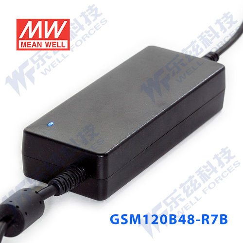 明纬48V电源120W GSM120B48-R7B 2.5A医疗节能适配器环球认证二插 - 图1