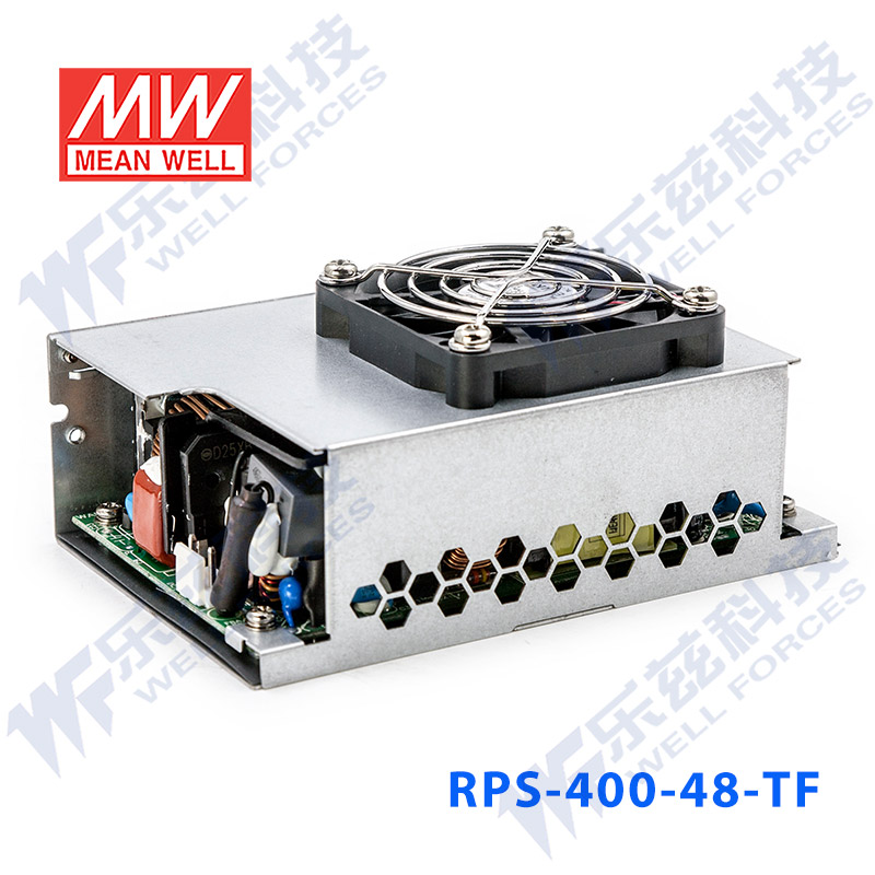 RPS-400-48-TF台湾明纬400W48V稳压PCB裸板医疗电源8.4A顶置风扇 - 图2