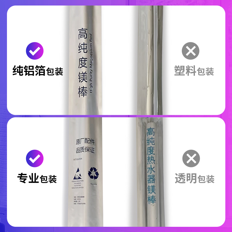 通用电热水器镁棒40/50/60/80L升排污口除水垢牺牲阳极棒原厂配件 - 图0