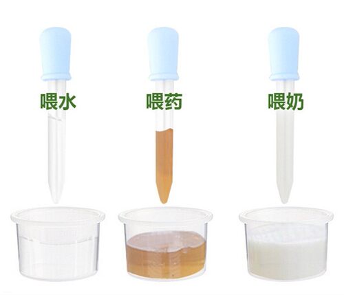 2支装 滴管婴儿喂药器防呛带刻度儿童奶嘴式喂药宝宝喂水神器喂奶 - 图3