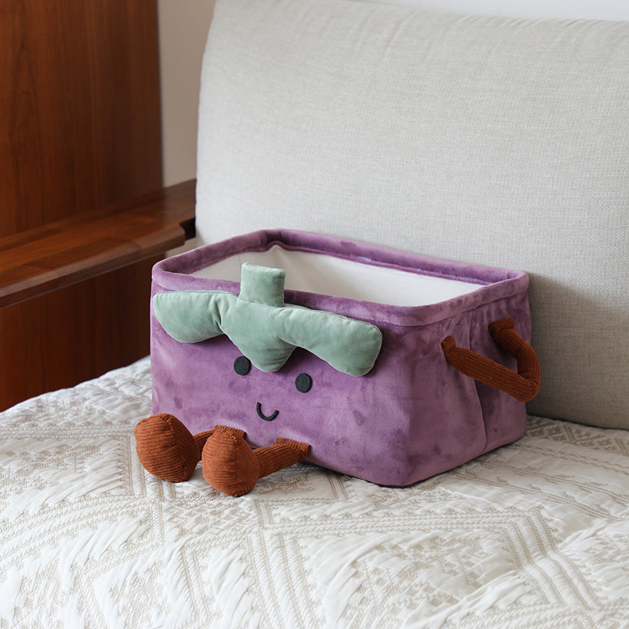 可爱玩具收纳盒客厅零食筐杂物整理置物篮家居桌面储物篮卡通摆件,淘宝优惠券,粉丝福利购,淘宝优惠卷