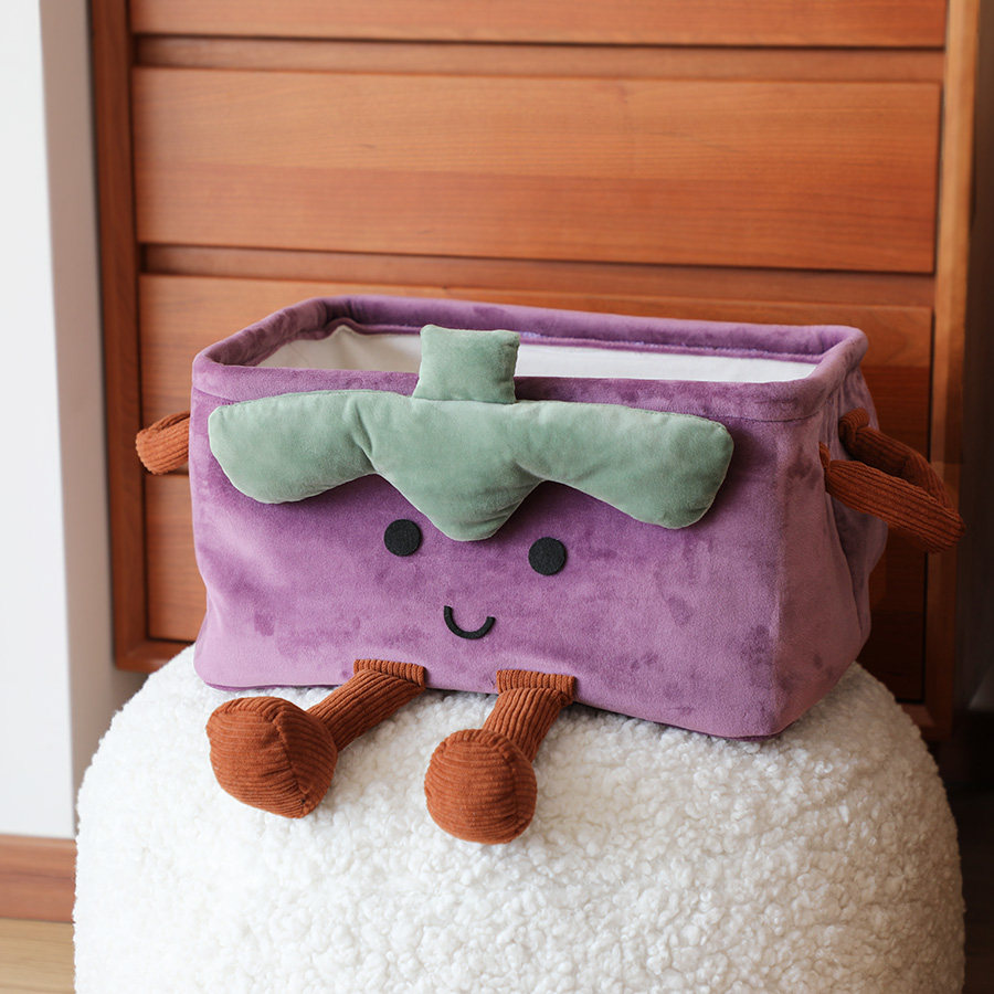 可爱玩具收纳盒客厅零食筐杂物整理置物篮家居桌面储物篮卡通摆件,淘宝优惠券,粉丝福利购,淘宝优惠卷