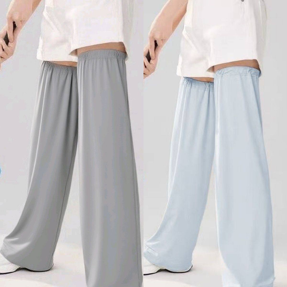 防晒腿套男护腿腿部冰袖防蚊虫遮纹身骑行骑车空调房护膝腿袖腿裤,淘宝优惠券,粉丝福利购,淘宝优惠卷