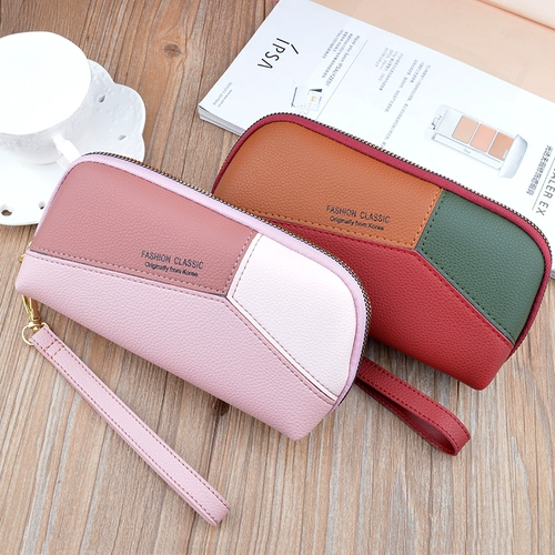 Маленькая сумка клатч, длинный бумажник, универсальный вместительный и большой кошелек, 2020