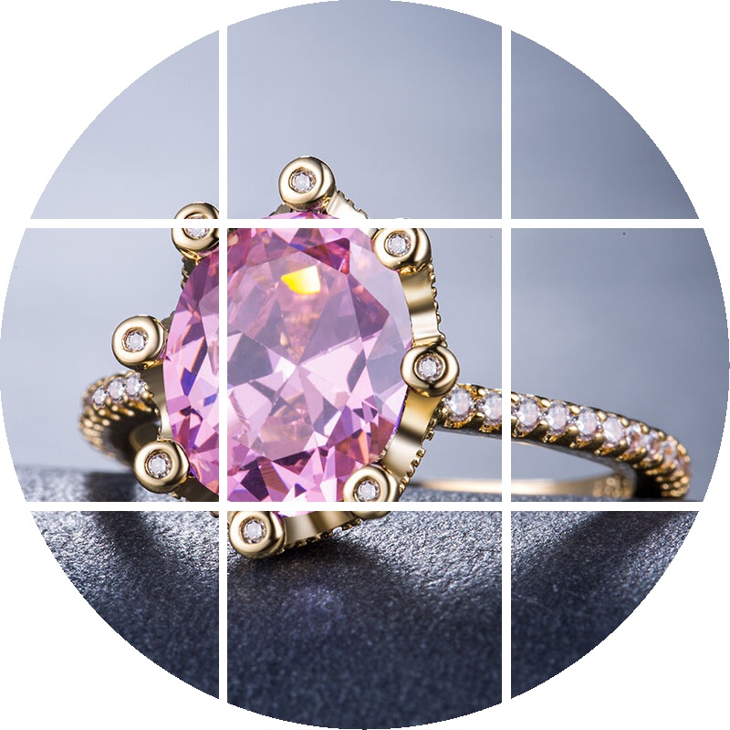 镀18k金戒指镶锆石女士皇冠礼物 tsangkai曾家银戒指/指环