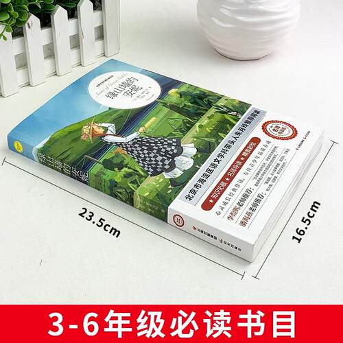 绿山墙的安妮 正版原著全集蒙哥马利原著小学生三四五六年级阅读课外书上下册青少年儿童文学经典书籍绿野仙踪世界名著小说 - 图0