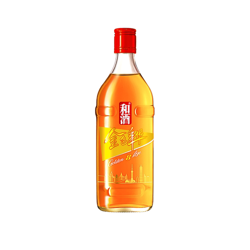 和酒 金色年华8年八年陈特型半干上海老酒500ml*12瓶黄酒整箱 - 图0