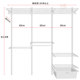 Xingu whole house custom built wall wardrobe, clothes rack storage